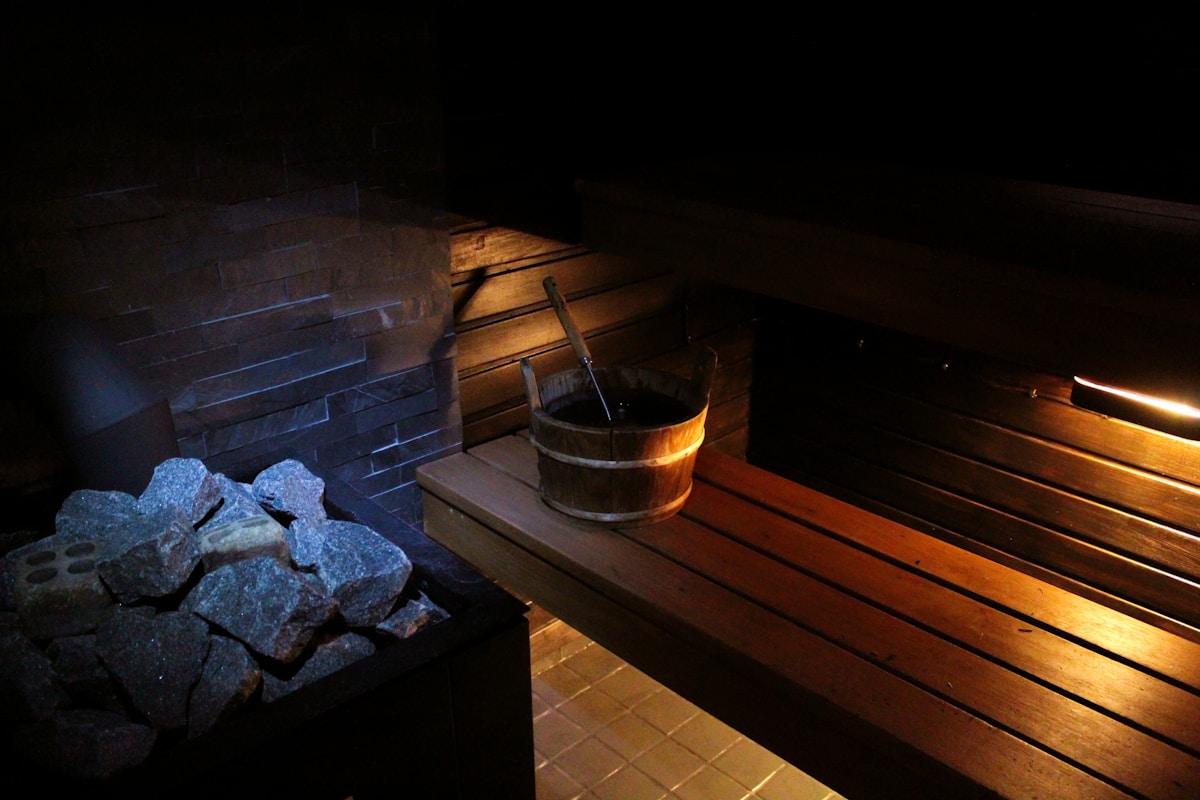 Détail sauna